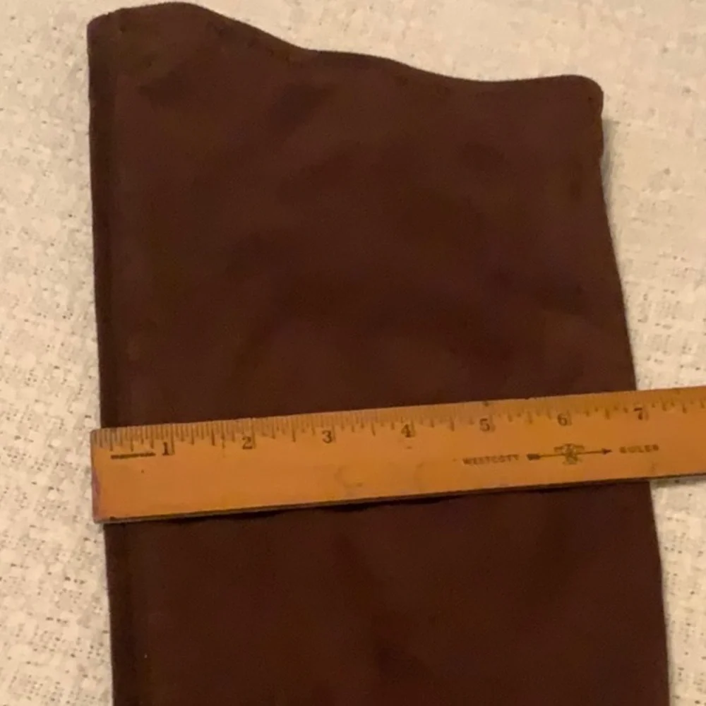 Chocolate Brown Microsuede Christian Siriano Over-the-Knee Boots NWT Size 8